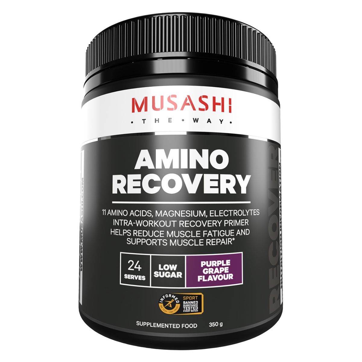 Musashi Amino Recovery Powder Purple Grape 350g