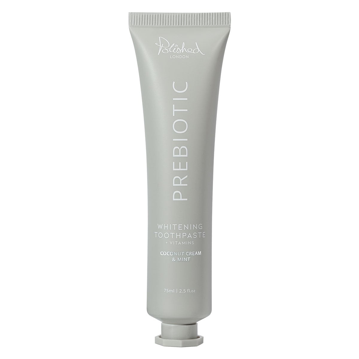 Polished London Prebiotic Whitening Toothpaste Coconut Cream & Mint 75ml