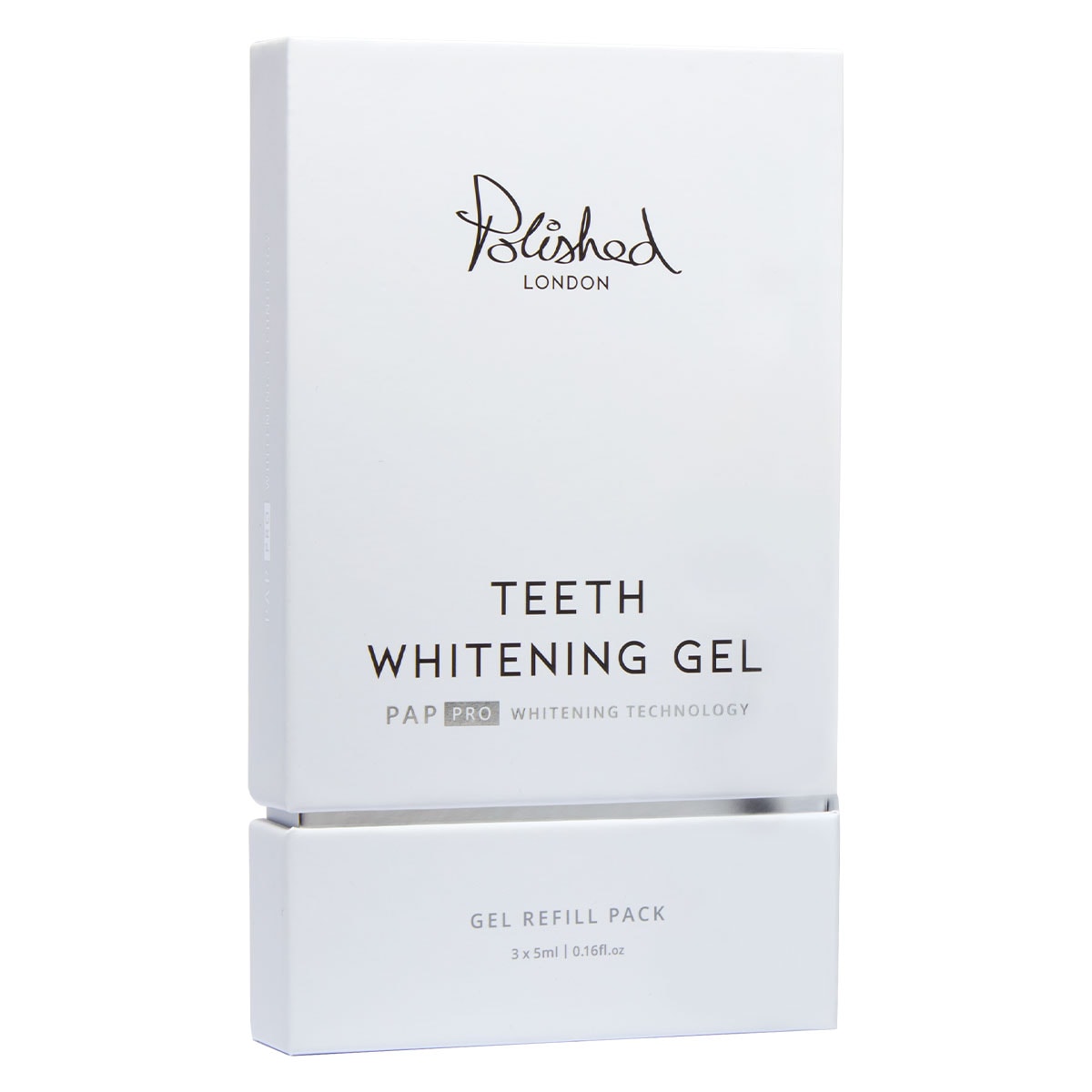 Polished London Teeth Whitening Gel Refill Pack 3 x 5ml