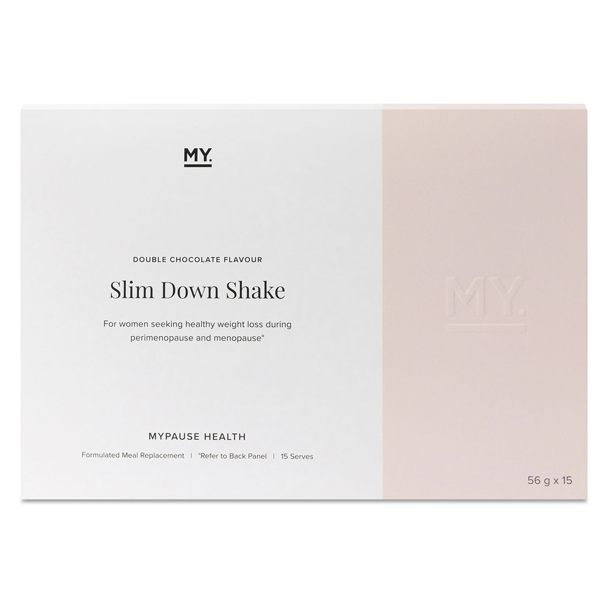 MyPause Health Slim Down Shake Double Chocolate 15 x 56g Sachets