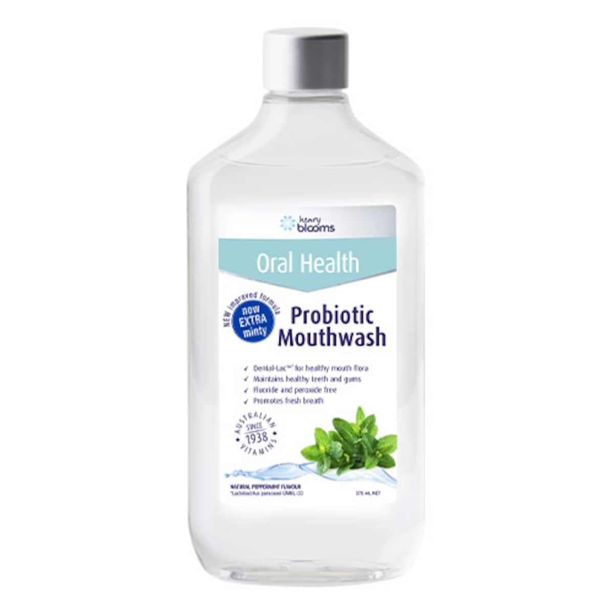 Henry Blooms Probiotic Mouthwash 375ml